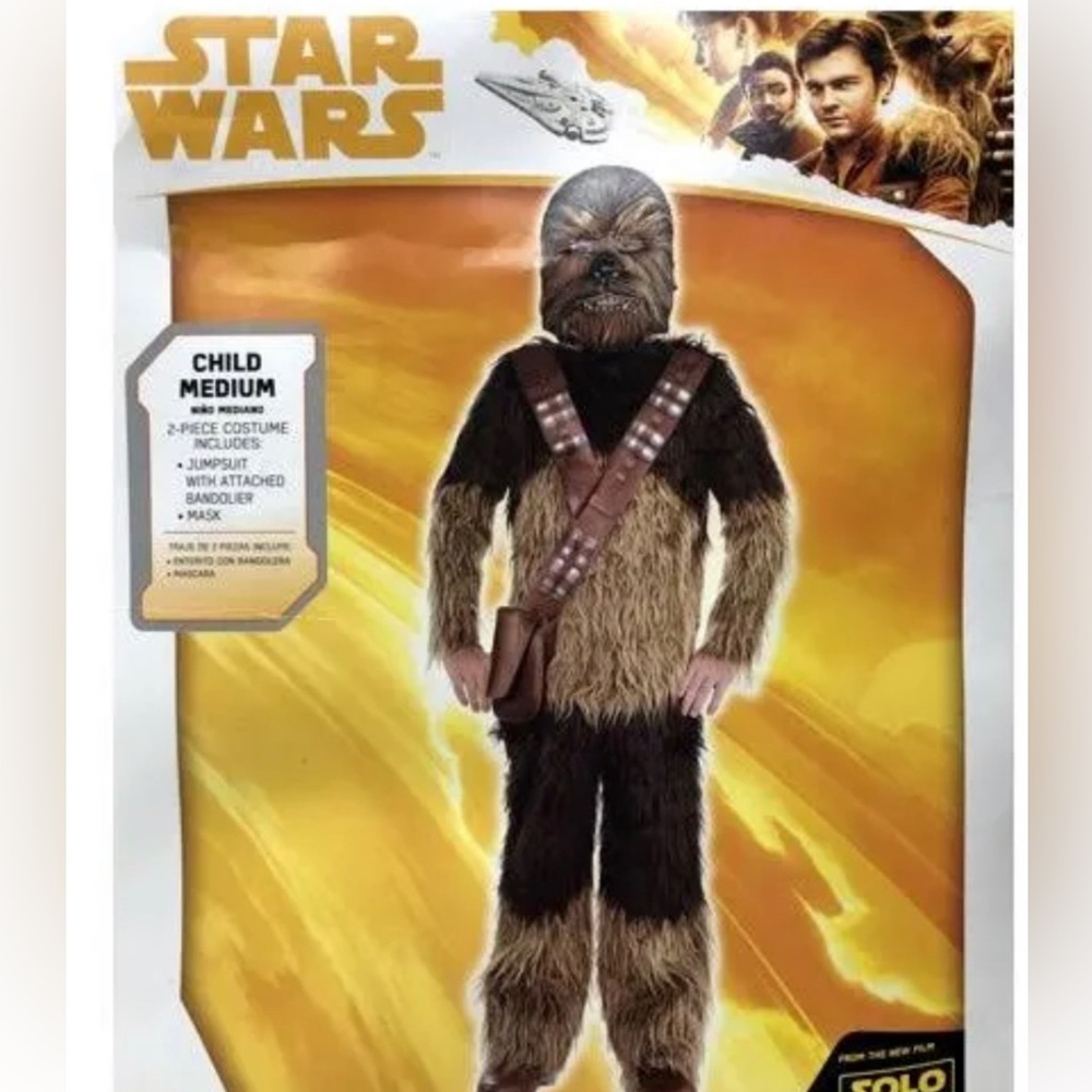 Star Wars Chewbacca Kids Costume - Brown and Black
